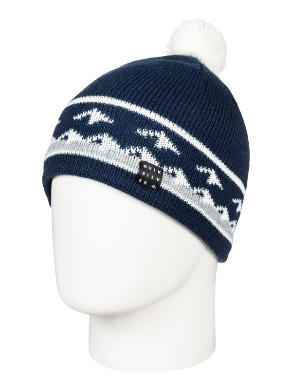 quiksilver, Barrow - Beanie, DRESS BLUES (btk0) 0 Barrow - Beanie EQBHA03033 Quiksilver