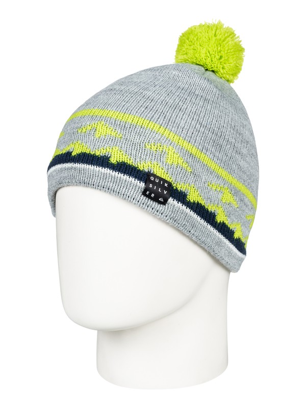 quiksilver, Barrow - Beanie für Jungen 8-16, GREY HEATHER (kpgh) 0 Barrow - Beanie für Jungen 8-16 Schwarz EQBHA03033 Quiksilver