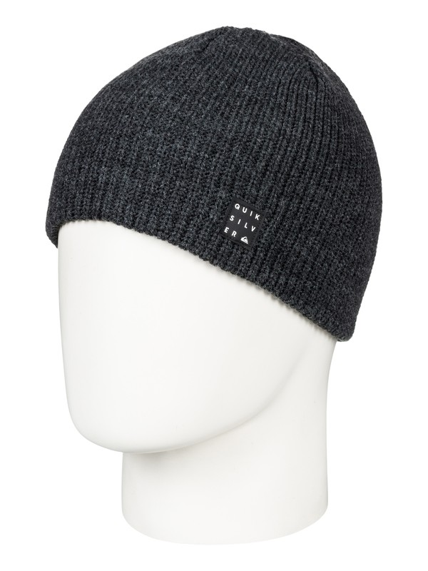 quiksilver, Boy's 8-16 Silas Beanie, BLACK HEATHER (kvjh) 0 Boy's 8-16 Silas Beanie Black EQBHA03034 Quiksilver