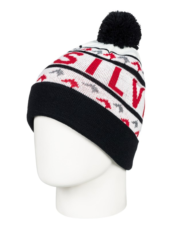 quiksilver, Шапка Summit, SNOW WHITE (wbk0) 0 Шапка Summit Белый EQBHA03036 Quiksilver
