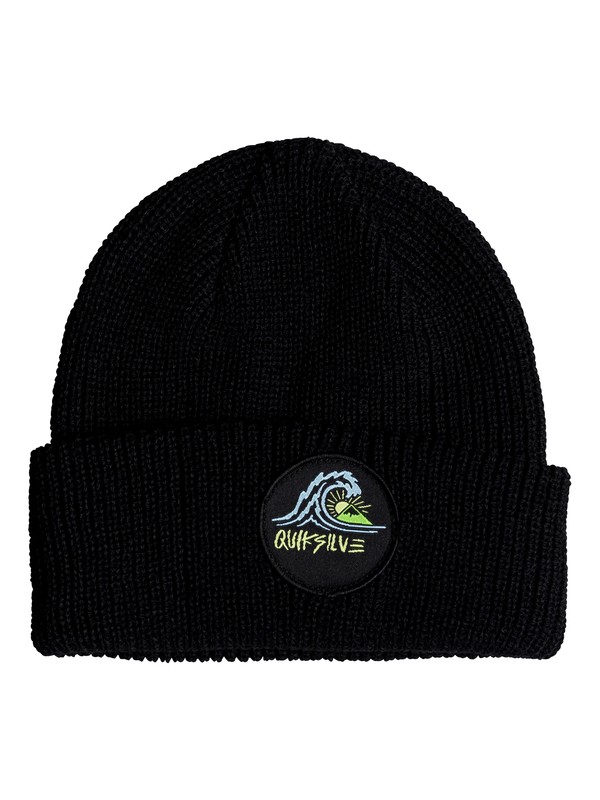quiksilver, Performed Patch - Bonnet, BLACK (kvj0) 0 Performed Patch - Bonnet EQBHA03039 Quiksilver