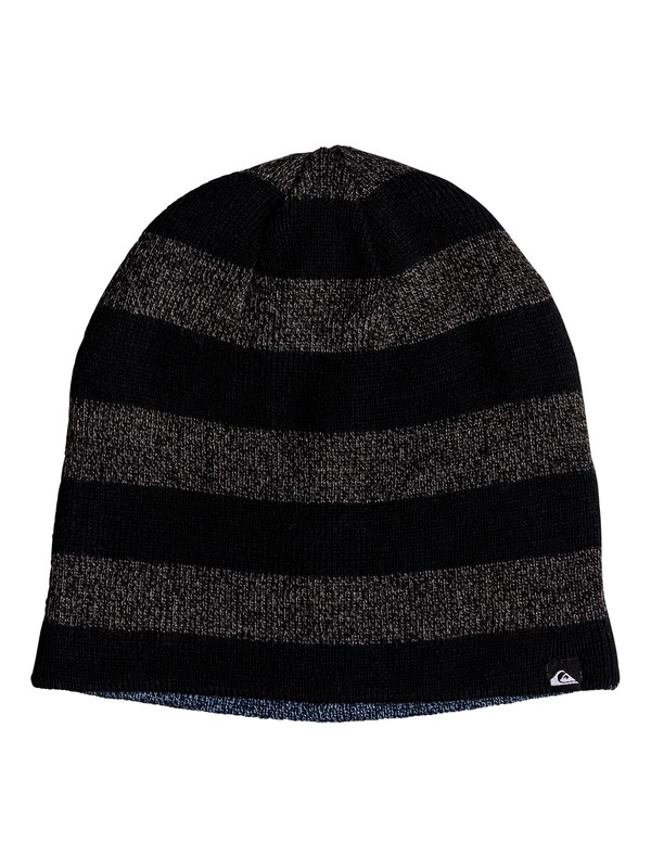quiksilver, Quiksilver - Wendbares-Beanie für Jungen 8-16, BLACK (kvj0) 0 Quiksilver - Wendbares-Beanie für Jungen 8-16 Schwarz EQBHA03040 Quiksilver