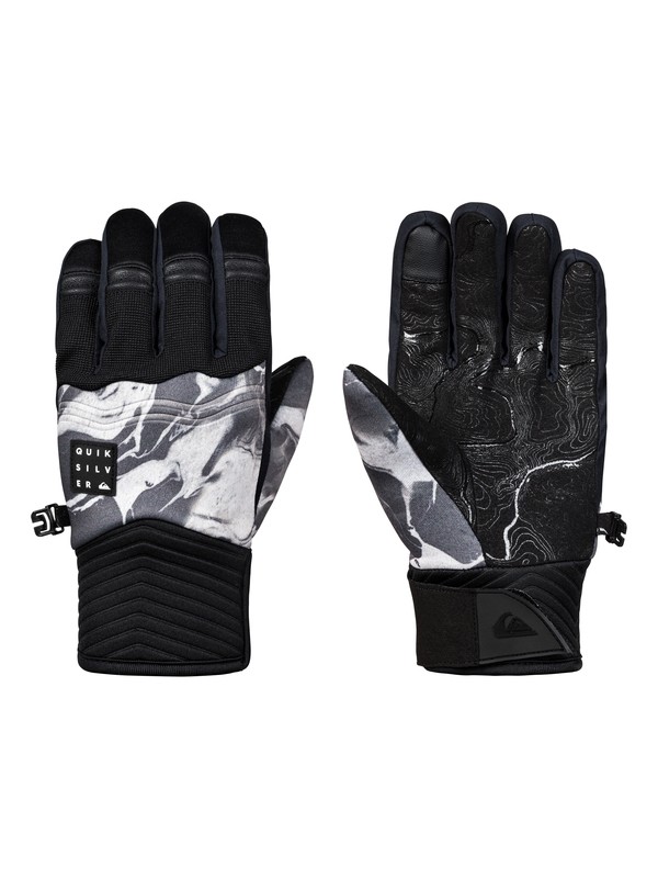 quiksilver, Boy's 8-16 Method Snowboard/Ski Gloves, WHITE_HIGHLINE (wbk3) 0 Boy's 8-16 Method Snowboard/Ski Gloves White EQBHN03022 Quiksilver