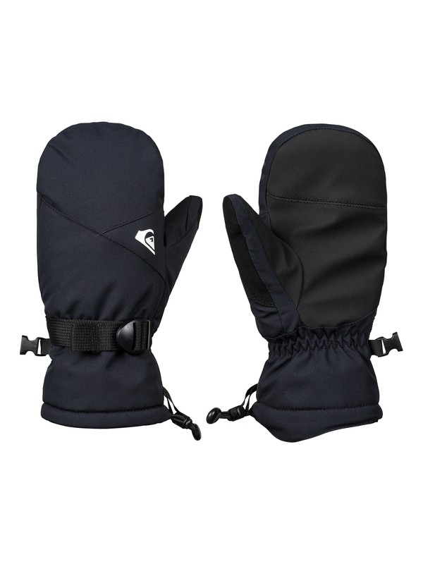 quiksilver, Boy's 8-16 Mission Snowboard/Ski Mittens, BLACK (kvj0) 0 Boy's 8-16 Mission Snowboard/Ski Mittens Black EQBHN03024 Quiksilver