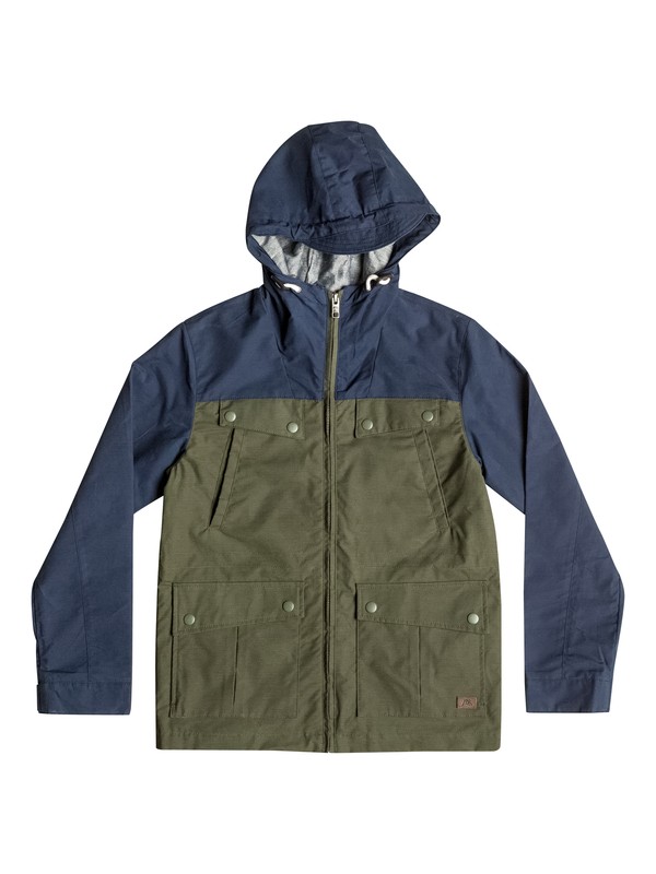 quiksilver, Seashore Block - Coupe-vent, FOREST NIGHT (csn0) 0 Seashore Block - Coupe-vent EQBJK03060 Quiksilver