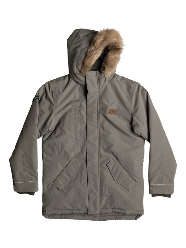 quiksilver, Annual Rain - Parka longue, DUSTY OLIVE (gpb0) 0 Annual Rain - Parka longue EQBJK03067 Quiksilver
