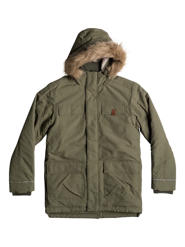 quiksilver, Seasonal Rain - Parka déperlante, FOUR LEAF CLOVER (gph0) 0 Seasonal Rain - Parka déperlante Vert EQBJK03131 Quiksilver