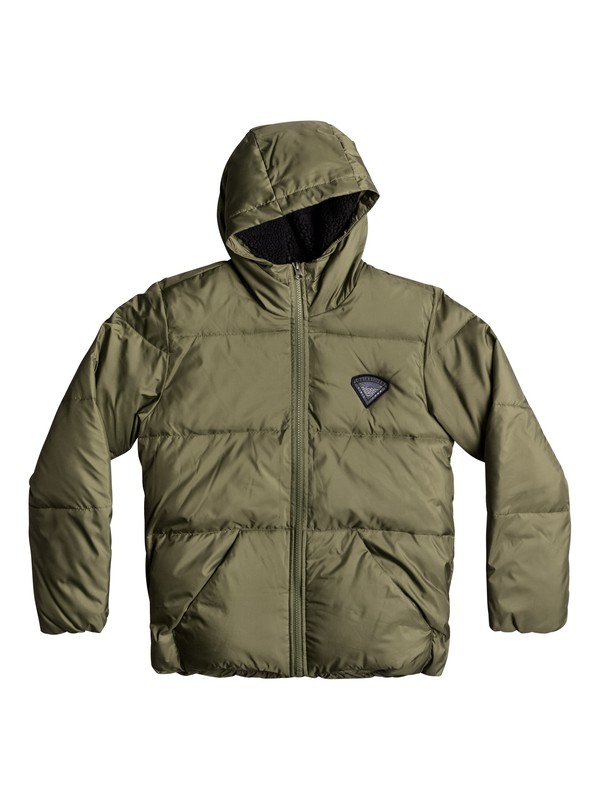 quiksilver, Sweet Yana Ki - Water-Repellent Puffer Jacket, FOUR LEAF CLOVER (gph0) 0 Sweet Yana Ki - Water-Repellent Puffer Jacket Green EQBJK03135 Quiksilver