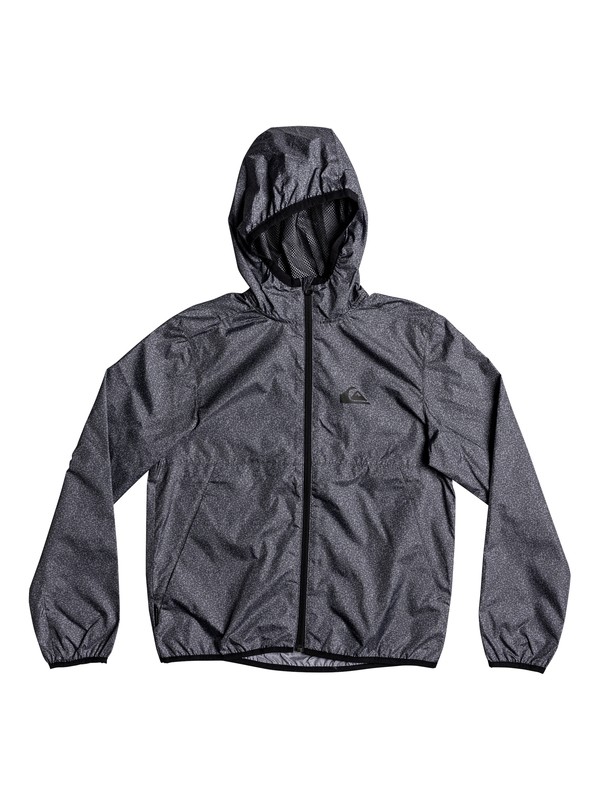 quiksilver, Contrasted - Windbreaker for Boys 8-16, DARK GREY HEATHER (krph) 0 Contrasted - Windbreaker for Boys 8-16 Black EQBJK03138 Quiksilver