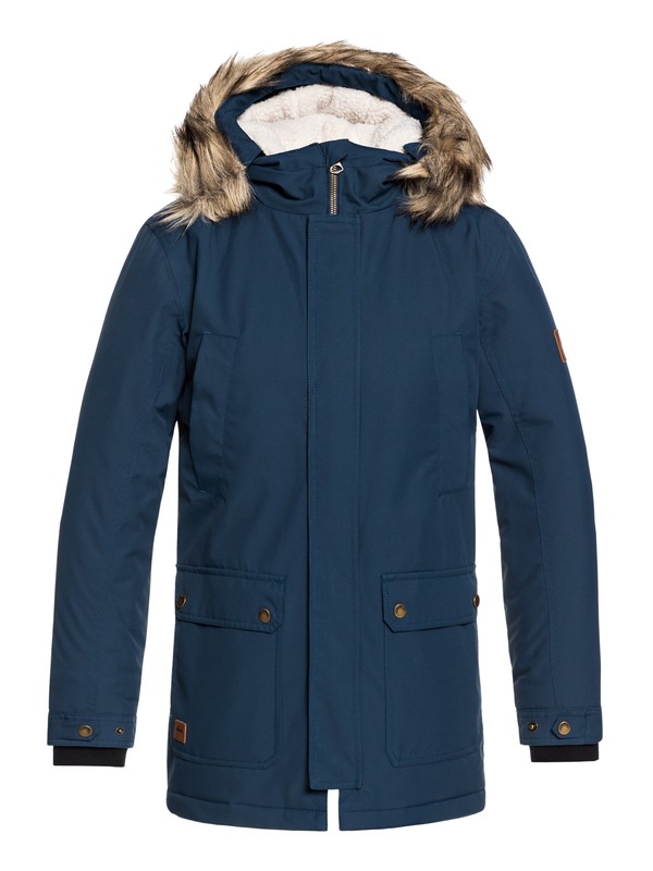 quiksilver, Парка Ferris, DRESS BLUES (btk0) 0 Парка Ferris Синий EQBJK03148 Quiksilver