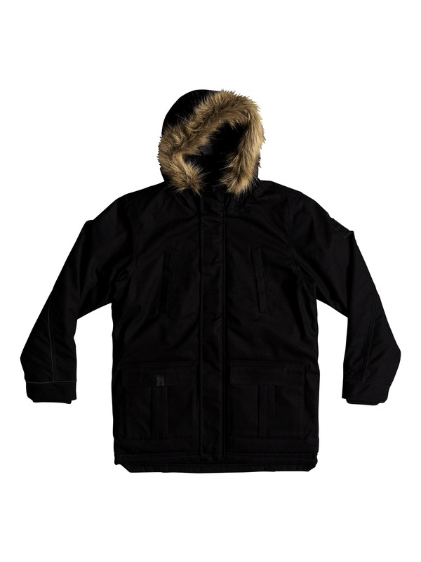quiksilver, Tottori - Parka à capuche imperméable pour Garçon 8-16 ans, BLACK (kvj0) 0 Tottori - Parka à capuche imperméable pour Garçon 8-16 ans Noir EQBJK03151 Quiksilver