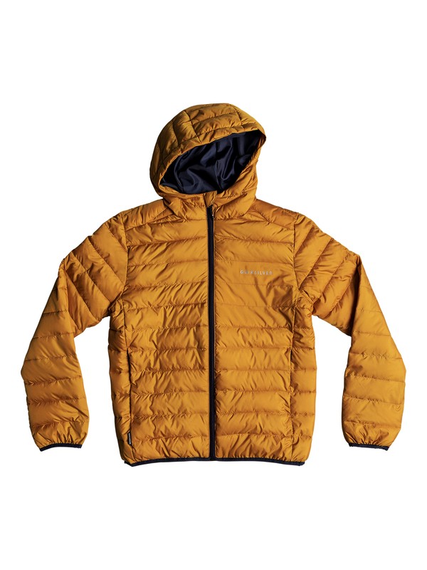 quiksilver, Scaly - Chaqueta acolchada resistente al agua para Chicos 8-16, INCA GOLD (nmy0) 0 Scaly - Chaqueta acolchada resistente al agua para Chicos 8-16 Naranja EQBJK03161 Quiksilver