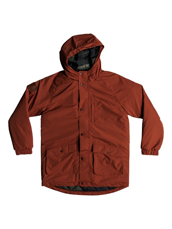 quiksilver, Mitake Smash - Parka à capuche déperlante pour Garçon 8-16 ans, BARN RED (rqj0) 0 Mitake Smash - Parka à capuche déperlante pour Garçon 8-16 ans Rouge EQBJK03163 Quiksilver