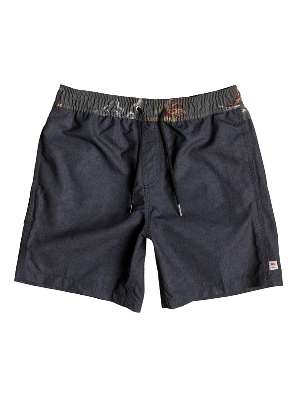quiksilver, Boy's 8-16 Inlay 14" Volley Boardshorts, BLACK (kvj7) 0 Boy's 8-16 Inlay 14" Volley Boardshorts EQBJV03075 Quiksilver