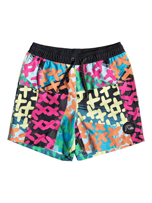 quiksilver, Boy's 8-16 Variable 14" Volleys, BLACK (kvj6) 0 Boy's 8-16 Variable 14" Volleys Black EQBJV03192 Quiksilver