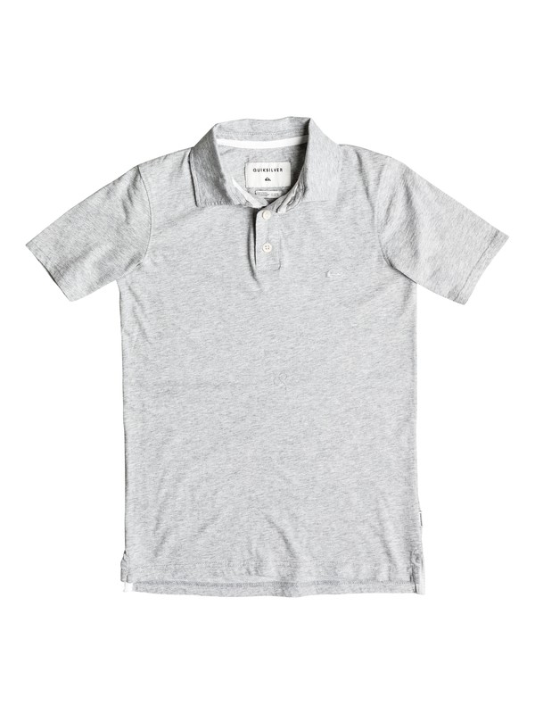 quiksilver, Boy's 8-16 Everyday Sun Cruise Polo Shirt, LIGHT GREY HEATHER (sgrh) 0 Boy's 8-16 Everyday Sun Cruise Polo Shirt EQBKT03082 Quiksilver