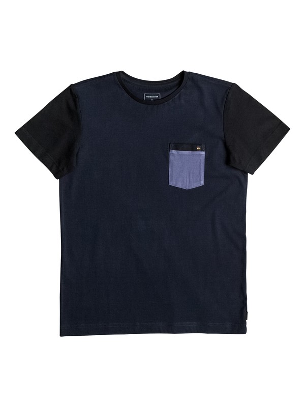 quiksilver, Boy's 8-16 Baysic Pocket Tee, NAVY BLAZER (byj0) 0 Boy's 8-16 Baysic Pocket Tee EQBKT03099 Quiksilver