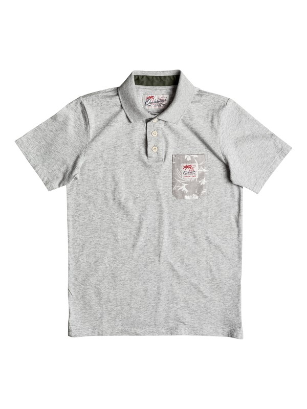 quiksilver, Last Jungle - Polo, LIGHT GREY HEATHER (lgh) 0 Last Jungle - Polo EQBKT03109 Quiksilver