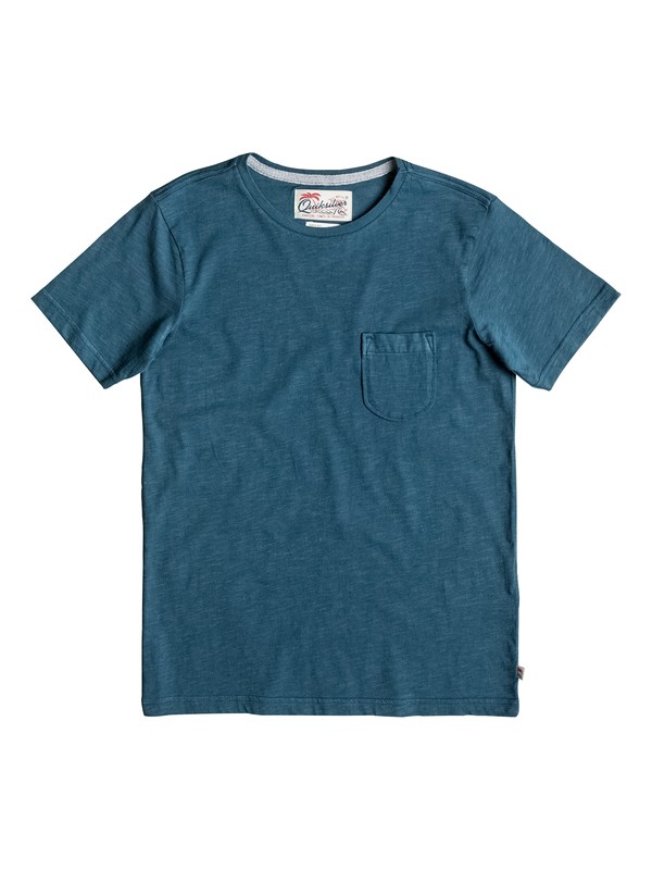 quiksilver, Slubstitution - T-Shirt, INDIAN TEAL (bqk0) 0 Slubstitution - T-Shirt Blau EQBKT03111 Quiksilver
