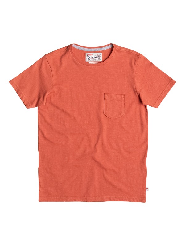 quiksilver, Slubstitution - T-Shirt, BURNT SIENNA (nmh0) 0 Slubstitution - T-Shirt Orange EQBKT03111 Quiksilver
