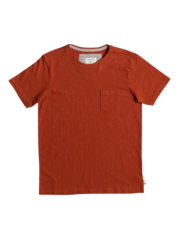 quiksilver, Slubstitution - T-Shirt, ROOIBOS TEA (rzb0) 0 Slubstitution - T-Shirt Rot EQBKT03111 Quiksilver