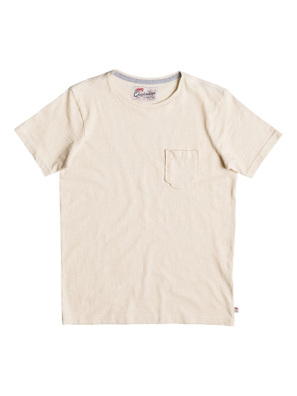 quiksilver, Slubstitution - T-Shirt, BIRCH (wdw0) 0 Slubstitution - T-Shirt Weiss EQBKT03111 Quiksilver