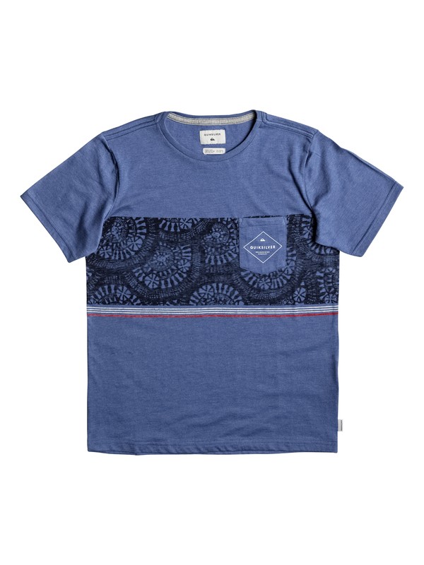 quiksilver, Tokanui - T-Shirt, FEDERAL BLUE (bnc0) 0 Tokanui - T-Shirt Blue EQBKT03135 Quiksilver
