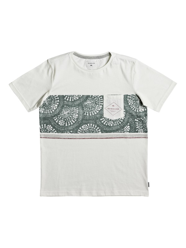 quiksilver, Tokanui - T-Shirt, SNOW WHITE (wbk0) 0 Tokanui - T-Shirt Weiss EQBKT03135 Quiksilver