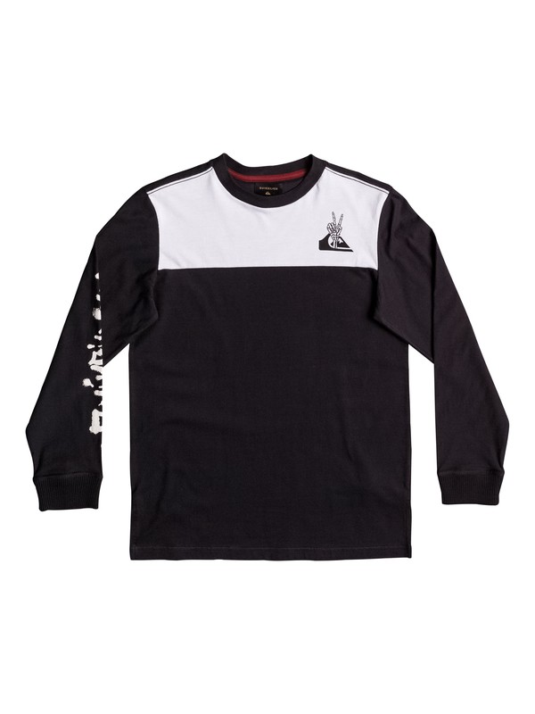 quiksilver, Lava - Long Sleeve T-Shirt for Boys 8-16, BLACK (kvj0) 0 Lava - Long Sleeve T-Shirt for Boys 8-16 EQBKT03150 Quiksilver
