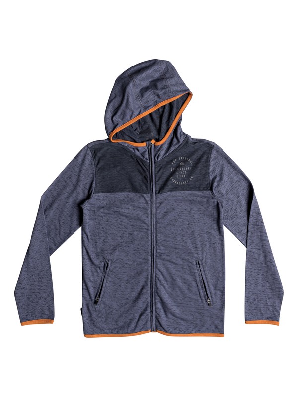 quiksilver, Kalaha - Sudadera con Capucha y Cremallera, BLUE NIGHTS HEATHER (bsth) 0 Kalaha - Sudadera con Capucha y Cremallera Azul EQBKT03162 Quiksilver