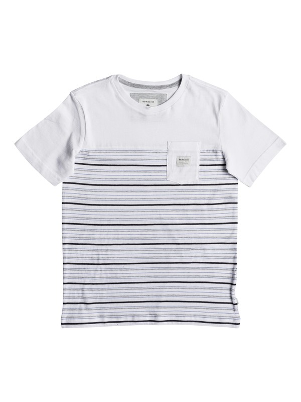 quiksilver, Boy's 8-16 Full Tide Tee, WHITE-FULL TIDE (wbb4) 0 Boy's 8-16 Full Tide Tee EQBKT03171 Quiksilver