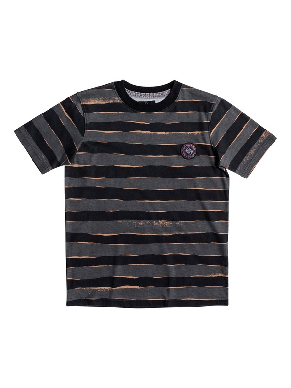 quiksilver, Allover Mad - T-Shirt, BLACK MAD MAX STRIPES (kvj6) 0 Allover Mad - T-Shirt Black EQBKT03176 Quiksilver