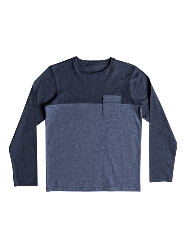 quiksilver, Lya Base - Long Sleeve T-Shirt, BIJOU BLUE HEATHER (bngh) 0 Lya Base - Long Sleeve T-Shirt EQBKT03185 Quiksilver