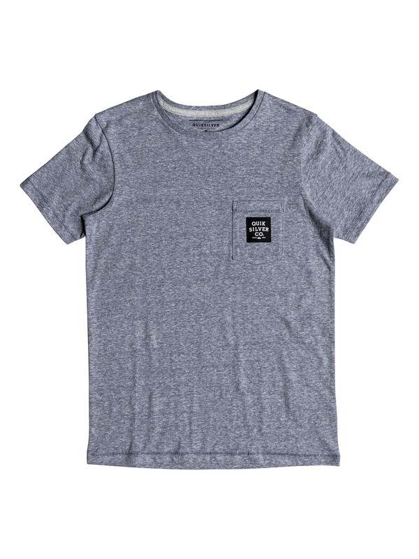 quiksilver, Aso Hama - T-Shirt, BIJOU BLUE HEATHER (bngh) 0 Aso Hama - T-Shirt EQBKT03186 Quiksilver
