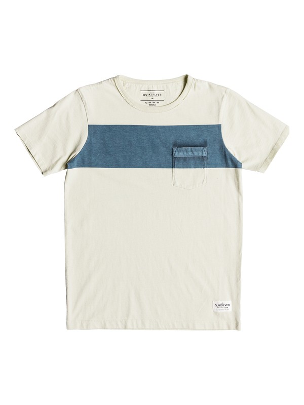 quiksilver, Sobu Lines - T-Shirt, TAPESTRY (bph0) 0 Sobu Lines - T-Shirt Blue EQBKT03187 Quiksilver