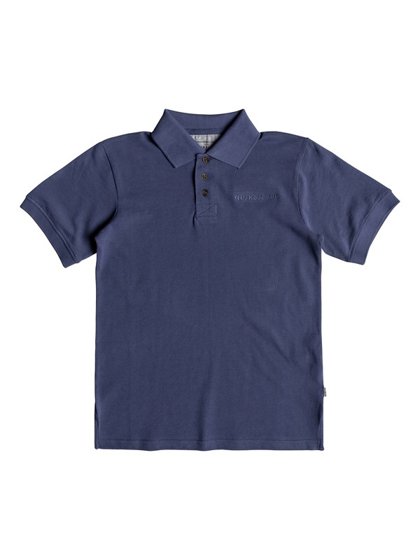 quiksilver, Boy's 8-16 Tori Pass Short Sleeve Polo Shirt, BIJOU BLUE (bng0) 0 Boy's 8-16 Tori Pass Short Sleeve Polo Shirt Blue EQBKT03189 Quiksilver