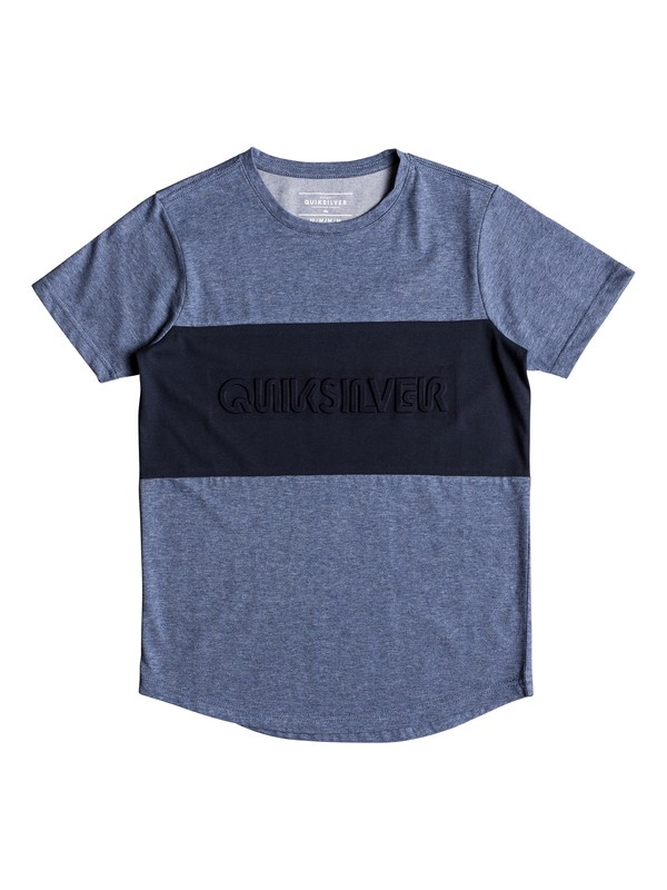 quiksilver, Kuju - T-Shirt for Boys 8-16, BIJOU BLUE (bng0) 0 Kuju - T-Shirt for Boys 8-16 Blue EQBKT03191 Quiksilver
