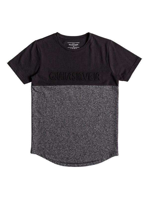 quiksilver, Boy's 8-16 Kuju Tee, TARMAC (kta0) 0 Boy's 8-16 Kuju Tee Black EQBKT03191 Quiksilver