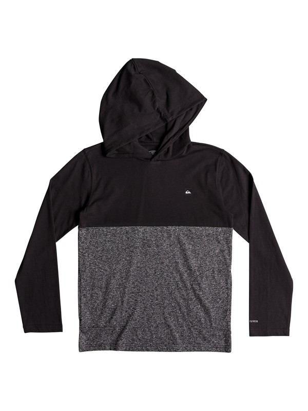 quiksilver, Edo District - Technical Hoodie, DARK GREY HEATHER (krph) 0 Edo District - Technical Hoodie Black EQBKT03195 Quiksilver