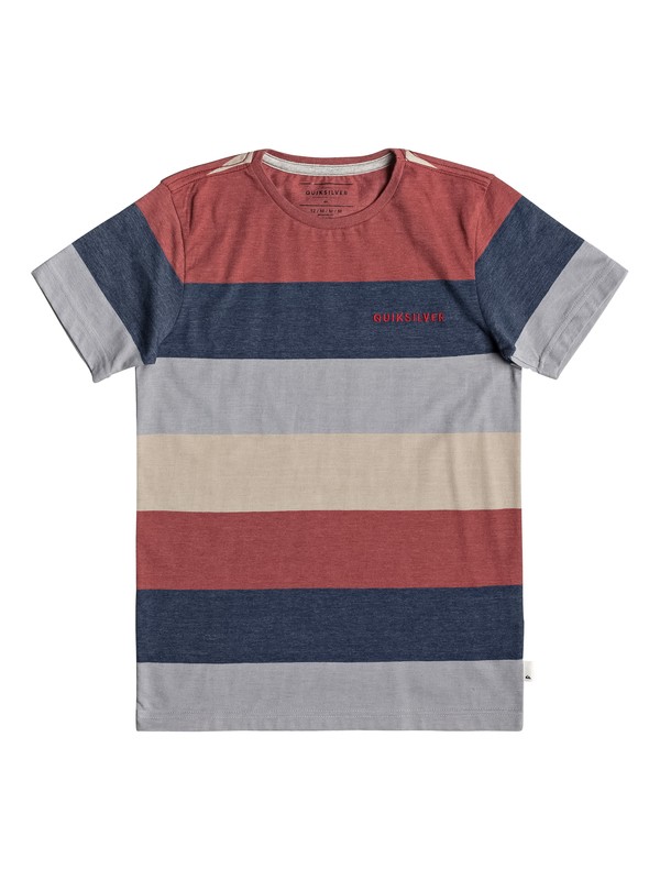 quiksilver, Boy's 8-16 Unsung Heros Tee, BRICK RED HTH UNSUNG HERO (rqn3) 0 Boy's 8-16 Unsung Heros Tee Red EQBKT03211 Quiksilver