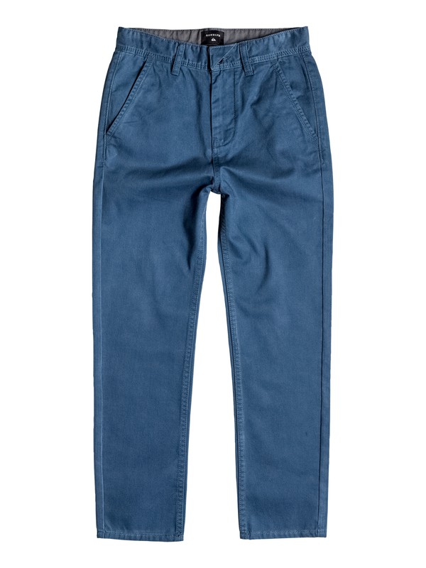 quiksilver, Boy's 8-16 Everyday Chinos, DARK DENIM (brq0) 0 Boy's 8-16 Everyday Chinos EQBNP03049 Quiksilver