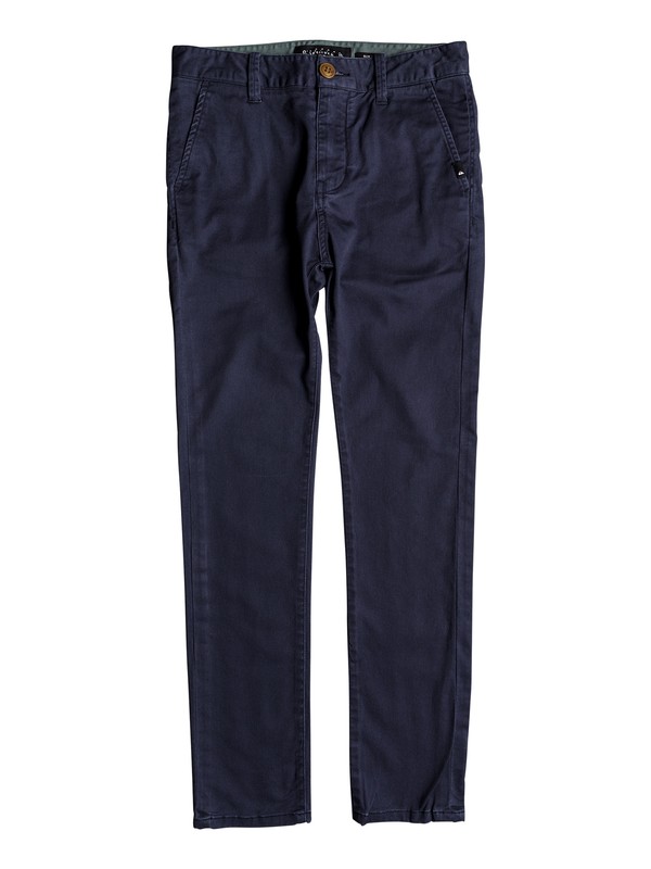quiksilver, Krandy - Chino voor Jongens 8-16, BLUE NIGHTS (btk0) 0 Krandy - Chino voor Jongens 8-16 Blue EQBNP03062 Quiksilver