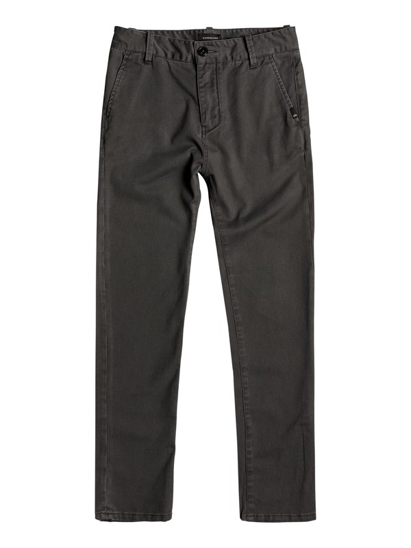 quiksilver, Krandy - Chino voor Jongens 8-16, RAVEN (ksq0) 0 Krandy - Chino voor Jongens 8-16 Black EQBNP03062 Quiksilver