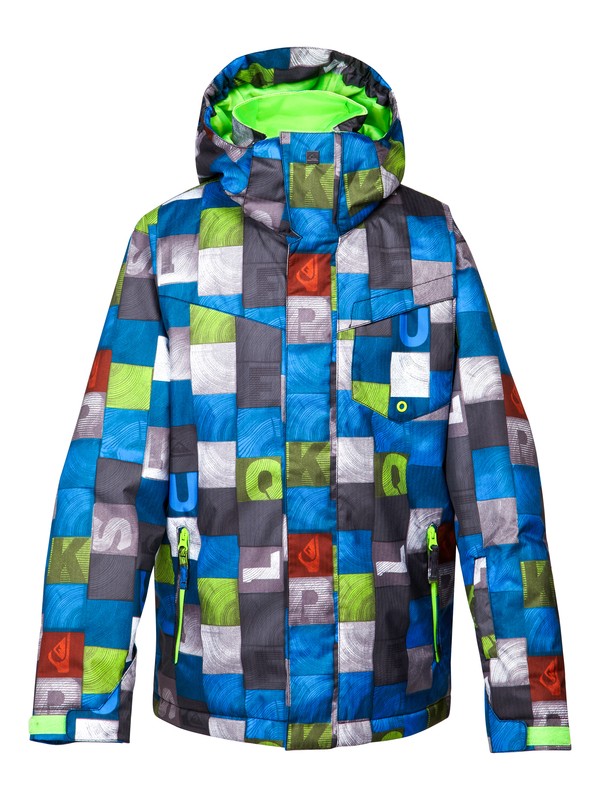 quiksilver, Mission Printed Youth Jkt, HUFF BLUE (bnl1) 0 Mission Printed Youth Jkt EQBTJ00024 Quiksilver
