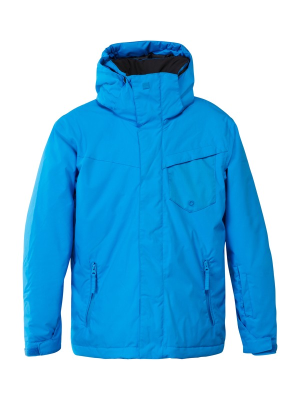 quiksilver, Mission Solid 10K Youth Jacket, BRILLIANT BLUE (bnl0) 0 Mission Solid 10K Youth Jacket EQBTJ00033 Quiksilver