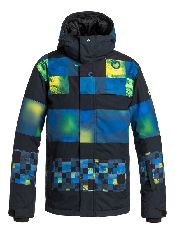 quiksilver, Boys 8-16 Fiction Snow Jacket, GREEN GECKO (ggy0) 0 Boys 8-16 Fiction Snow Jacket EQBTJ03005 Quiksilver