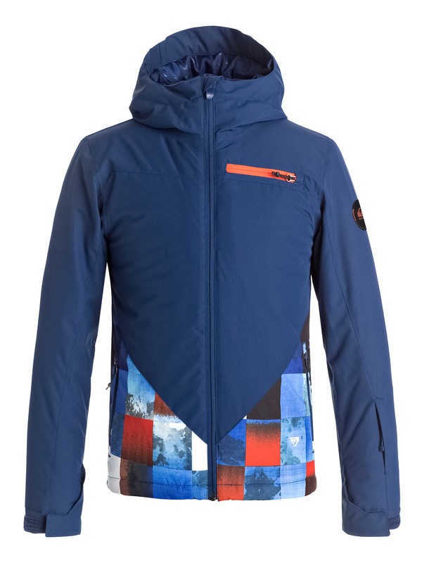 quiksilver, Suit Up - Snow Jacke für Jungen 8-16, BLUE RED ICEY CHECK (nms6) 0 Suit Up - Snow Jacke für Jungen 8-16 Orange EQBTJ03055 Quiksilver