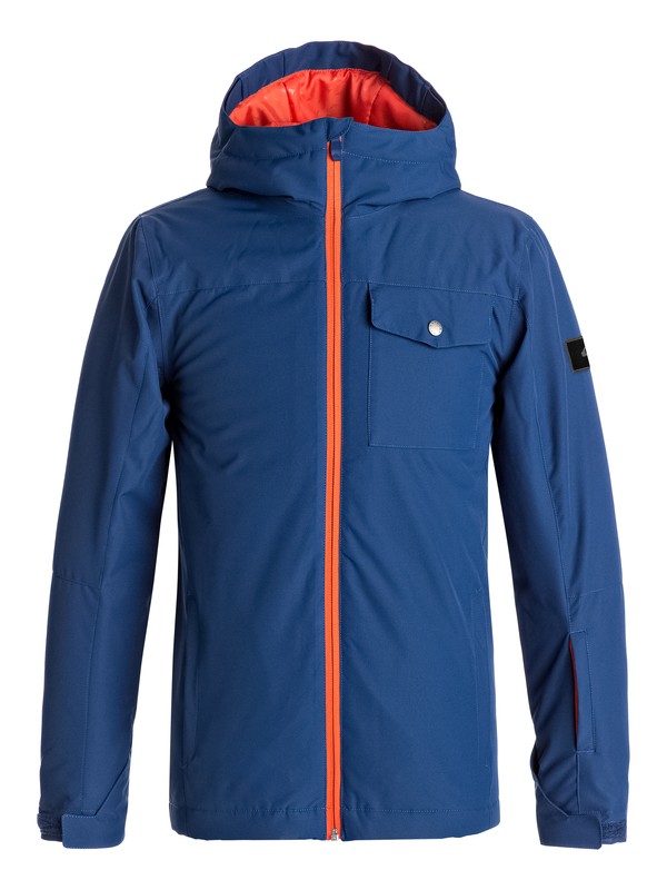 quiksilver, Boy's 8-16 Mission Snow Jacket, ESTATE BLUE (bsw0) 0 Boy's 8-16 Mission Snow Jacket EQBTJ03060 Quiksilver