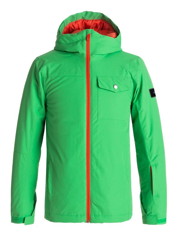 quiksilver, Mission - Snow Jacket, KELLY GREEN (gnk0) 0 Mission - Snow Jacket Green EQBTJ03060 Quiksilver