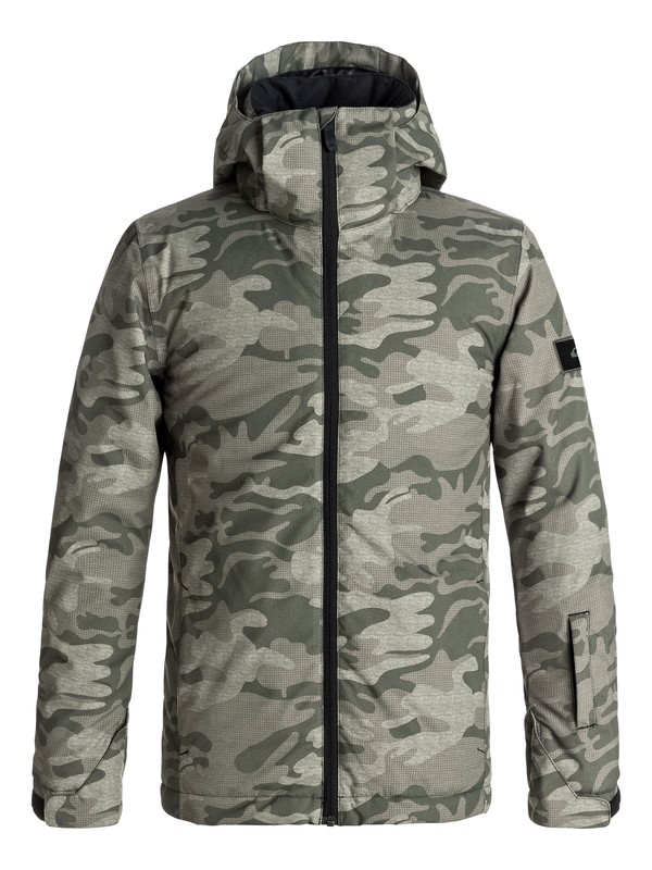 quiksilver, Mission - Veste de snow, GRAPE LEAF CAMOKAZI (cre2) 0 Mission - Veste de snow Marron EQBTJ03061 Quiksilver